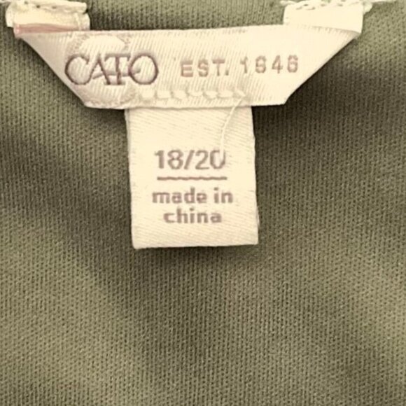 CATO PLUS FLORAL LACE TOP 18/20 - Picture 12 of 14